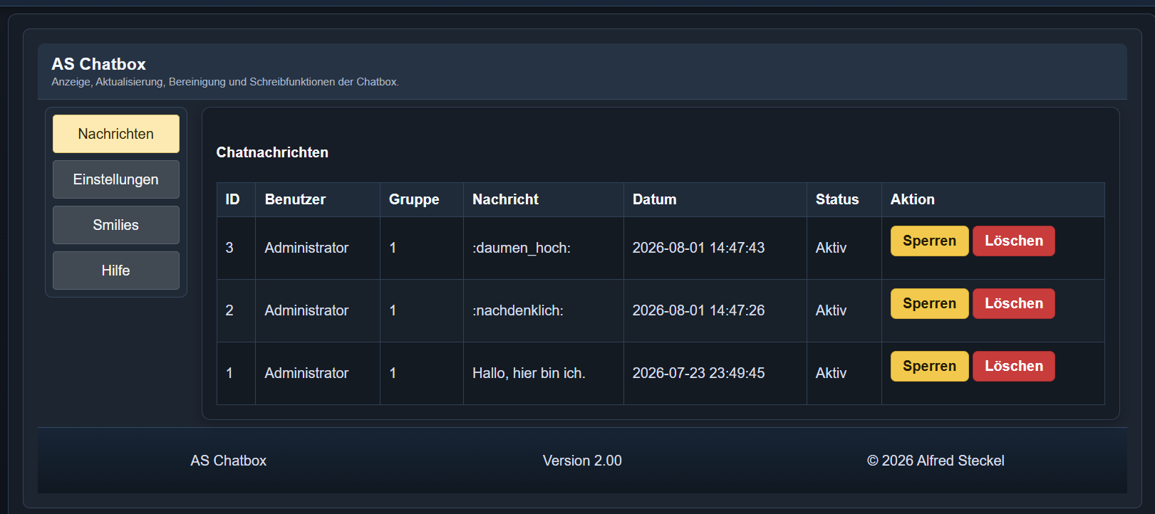 AS Chatbox